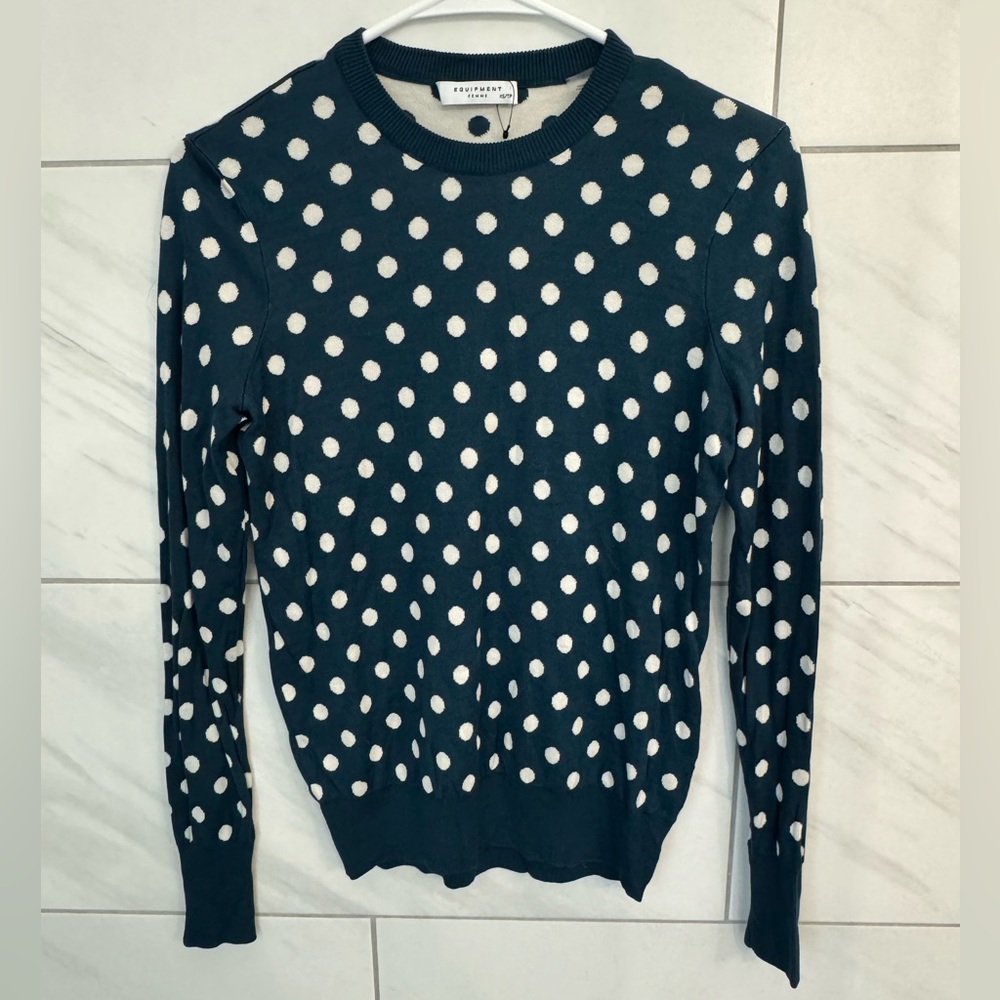 Equipment Femme Silk Sweater size XS